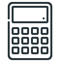 Calculator to calculate loan interest and repayments.