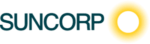 Suncorp logo with teal text and yellow circle symbolising trust and innovation.